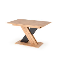 XARELTO stół rozkładany dąb wotan - czarny (2p1szt)