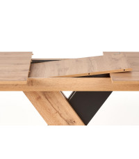 XARELTO stół rozkładany dąb wotan - czarny (2p1szt)