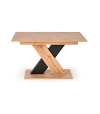 XARELTO stół rozkładany dąb wotan - czarny (2p1szt)