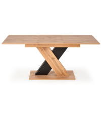 XARELTO stół rozkładany dąb wotan - czarny (2p1szt)