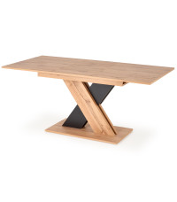 XARELTO stół rozkładany dąb wotan - czarny (2p1szt)