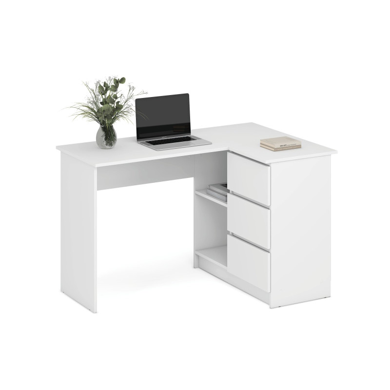 BEGA biurko, biały (2p1szt)