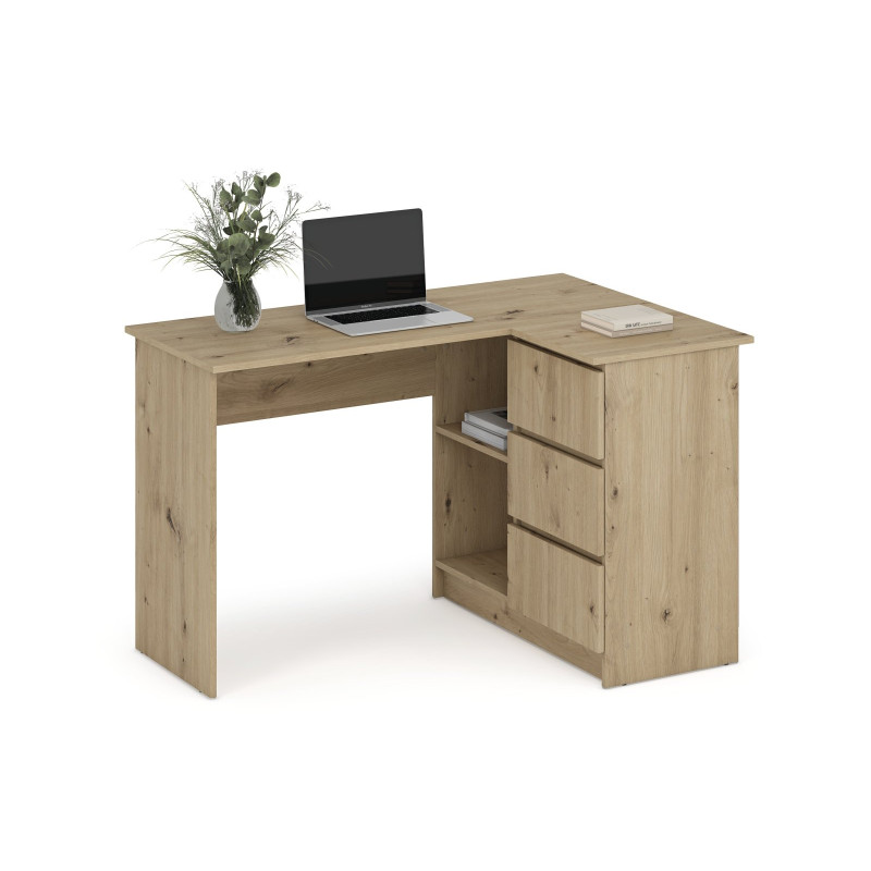 BEGA biurko, dąb artisan (2p1szt)