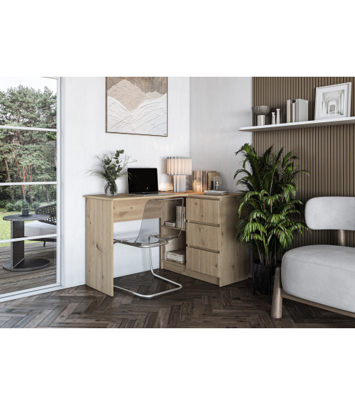 BEGA biurko, dąb artisan (2p1szt)