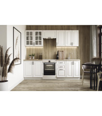 ELIZABETH 240 kuchnia zestaw korpus: biały, front: biały mat (10p1kpl)