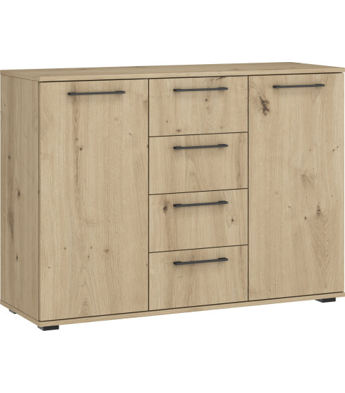 FLEX system szaf modułowych - KOMODA KM-2 dąb artisan (2P1SZT)