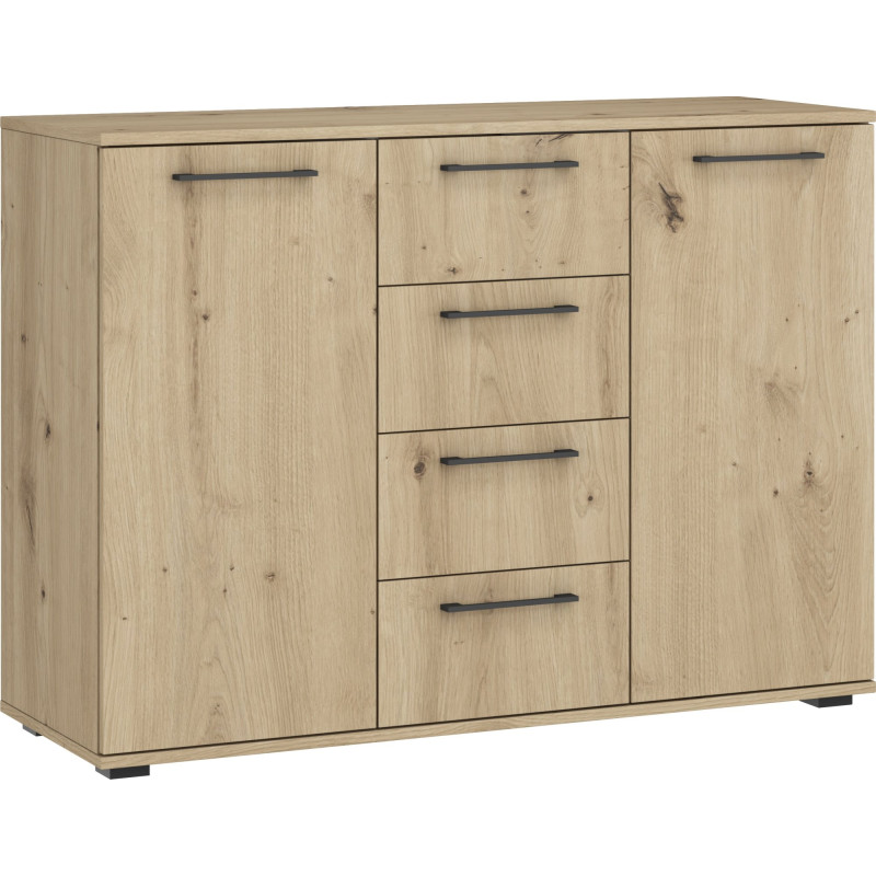 FLEX system szaf modułowych - KOMODA KM-2 dąb artisan (2P1SZT)