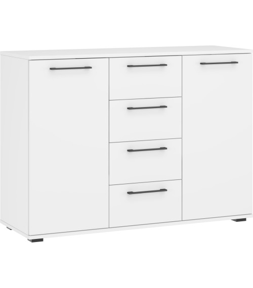 FLEX system szaf modułowych - KOMODA KM-2 biały (2P1SZT)