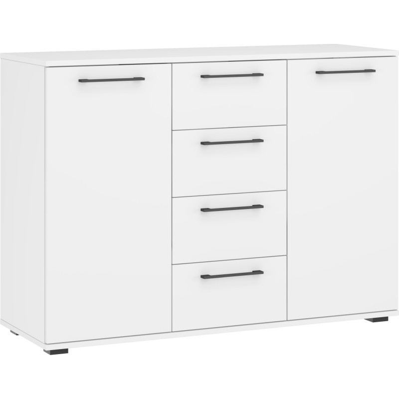 FLEX system szaf modułowych - KOMODA KM-2 biały (2P1SZT)