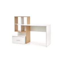 GROSSO biurko dąb złoty / biały (1p1szt)