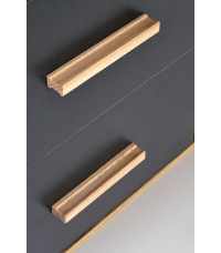 SERGIO XL biurko antracyt / d.wotan (2p1szt)