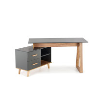 SERGIO XL biurko antracyt / d.wotan (2p1szt)