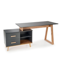 SERGIO XL biurko antracyt / d.wotan (2p1szt)