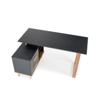 SERGIO XL biurko antracyt / d.wotan (2p1szt)