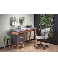 SERGIO biurko antracyt / d.wotan (2p1szt)