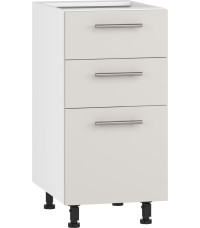 VENTO D3S-40/82 szafka dolna z szufladami, mechanizm Hettich front: kaszmir (1p1szt)