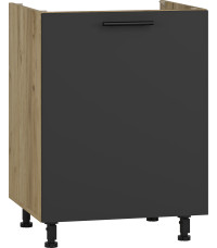 VENTO DK-60/82 szafka zlewozmywakowa front: antracyt (1p1szt)