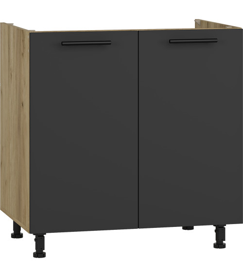 VENTO DK-80/82 szafka zlewozmywakowa front: antracyt (1p1szt)