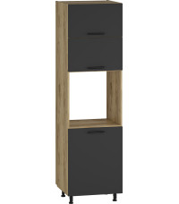 VENTO DP-60/214 szafka dolna wysoka front: antracyt (2p1szt)