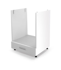 VENTO DP-60/82 szafka dolna pod zabudowę piekarnika front: biały (1p1szt) szuflada
