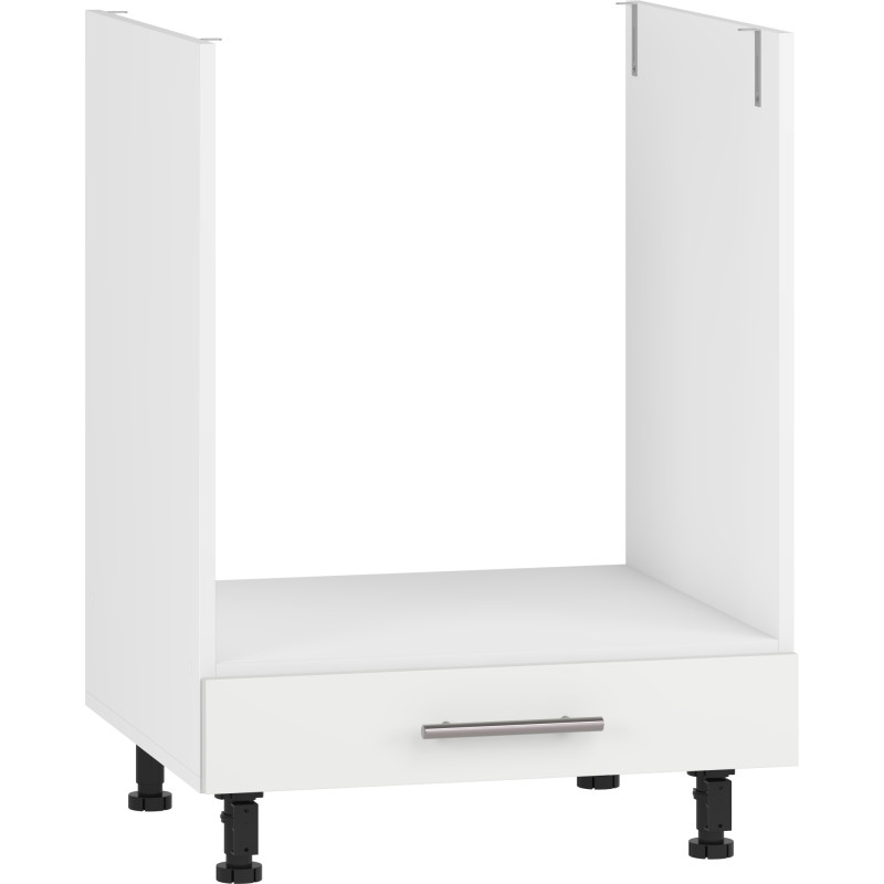 VENTO DP-60/82 szafka dolna pod zabudowę piekarnika front: biały mat (1p1szt) szuflada