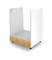 VENTO DP-60/82 szafka dolna pod zabudowę piekarnika front: dąb miodowy (1p1szt) szuflada