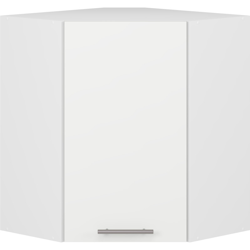 VENTO GN-60/72 szafka górna narożna front: biały mat (1p1szt)