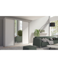 Szafa GRANDE 254 BIAŁY (1 X FRONT Z LUSTREM. 2 X FRONT BIAŁY)