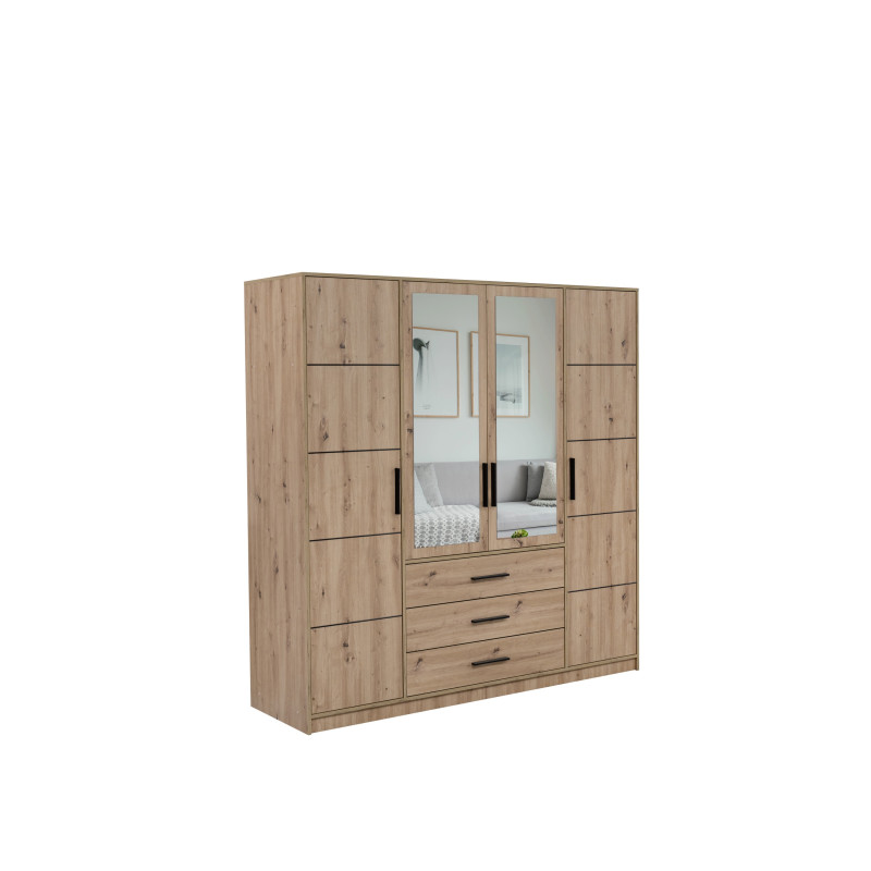 KOS D4 SZAFA DĄB ARTISAN