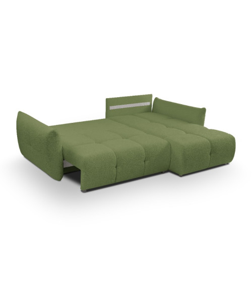 Narożnik rozkładany z pojemnikiem na pościel Base prawostronny SICURO 20