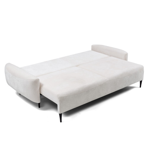 Sofa rozkładana z pojemnikiem na pościel Boho Perfect Harmony 01, nogi Czarne