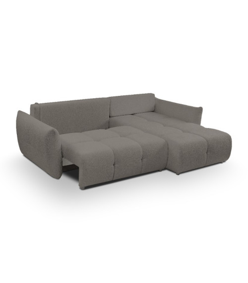 Narożnik rozkładany z pojemnikiem na pościel Base prawostronny SICURO 75