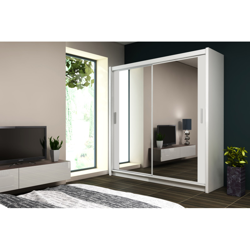 Szafa Paris 120 Biały / Lustro