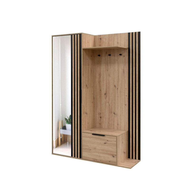 Garderoba Amber 140 Artisan / Lustro