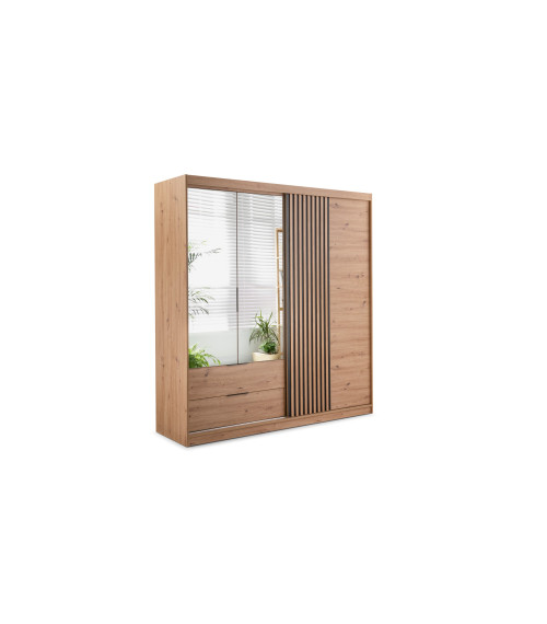 Szafa Majorka 203 Dąb Artisan / Lustro