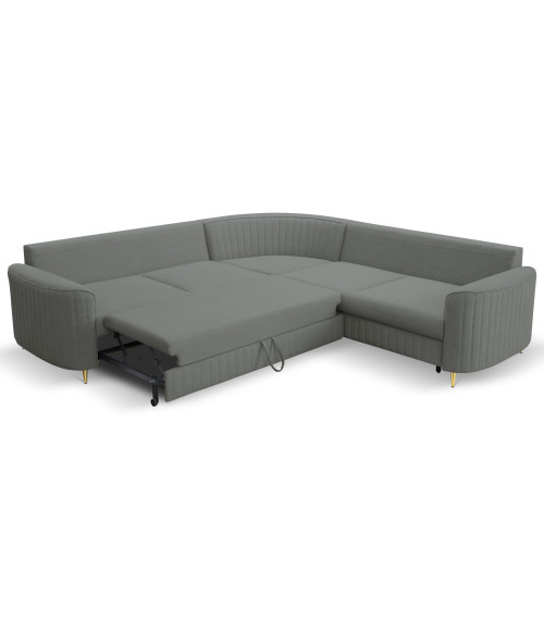 LAREN narożnik (FUNKCJA SPANIA +POJEMNIK) CASTEL 93 PRAWY