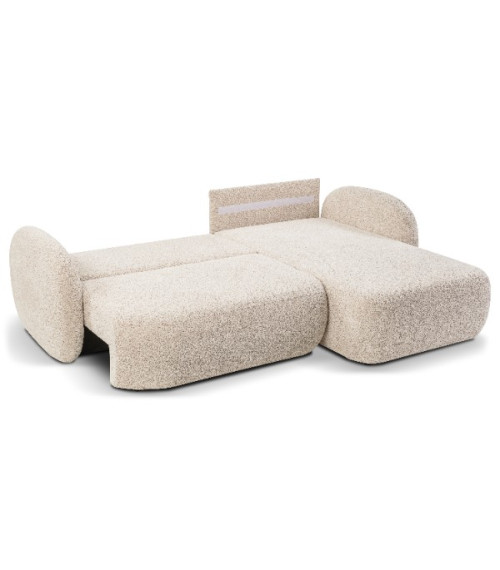 Narożnik rozkładany z pojemnikiem na pościel Olio prawostronny ABRIAMO 3