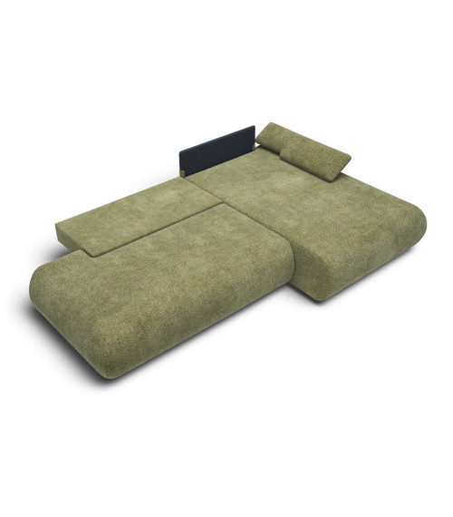 Narożnik rozkładany z pojemnikiem na pościel Puente prawostronny VINCI 75