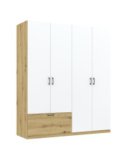 Szafa Alta 4D1S - artisan/biały