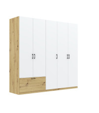 Szafa Alta 5D1S - artisan/biały