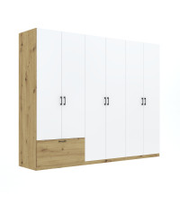 Szafa Alta 6D1S - artisan/biały