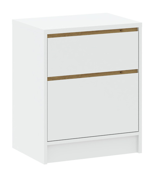 Szafka nocna Basit 2S - biały