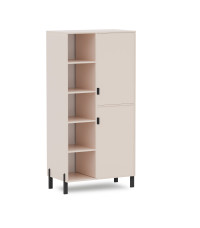 Regał prawy Cremona 2D4P - beż piaskowy