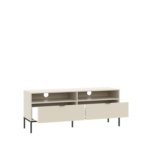 Szafka RTV Ontario 2S - kaszmir ryflowany