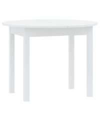 Stół okrągły Sendi 100 - biały