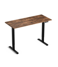 Biurko Control Lite 140 Czarny/Rustykalny