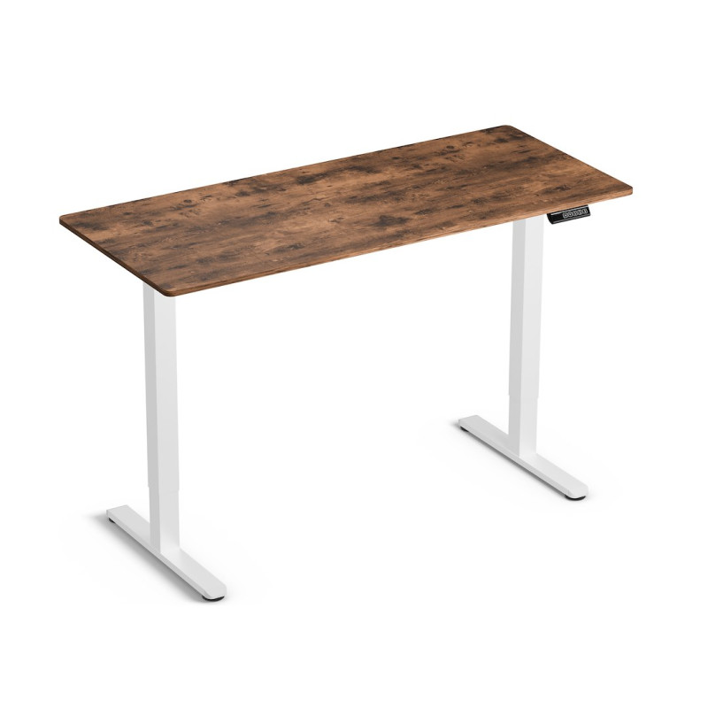 Biurko Control Lite 140 Biały/Rustykalny