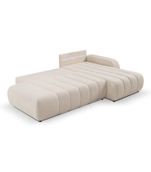 Narożnik rozkładany z pojemnikiem na pościel Baloo prawostronny LAMBI 8