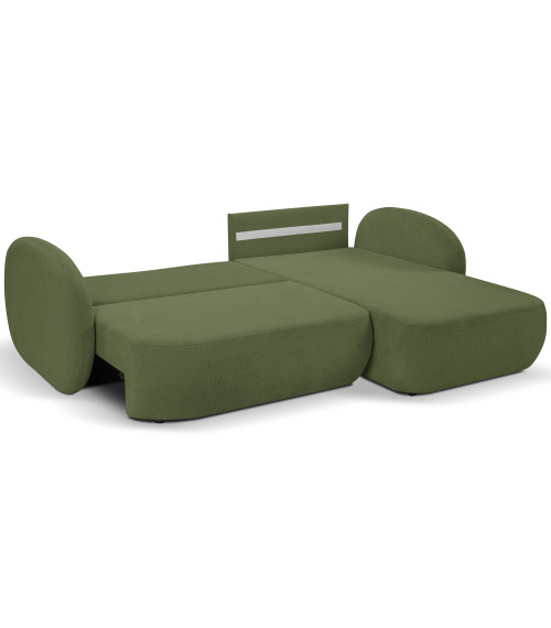 Narożnik rozkładany z pojemnikiem na pościel Olio prawostronny ARAGON 39