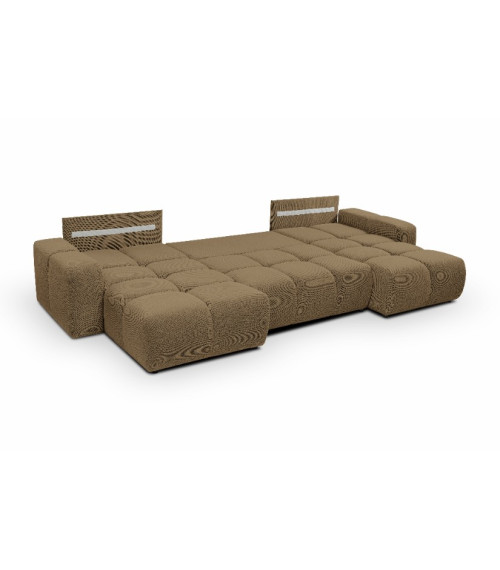 Narożnik rozkładany z pojemnikiem na pościel Soho U CURIO 20